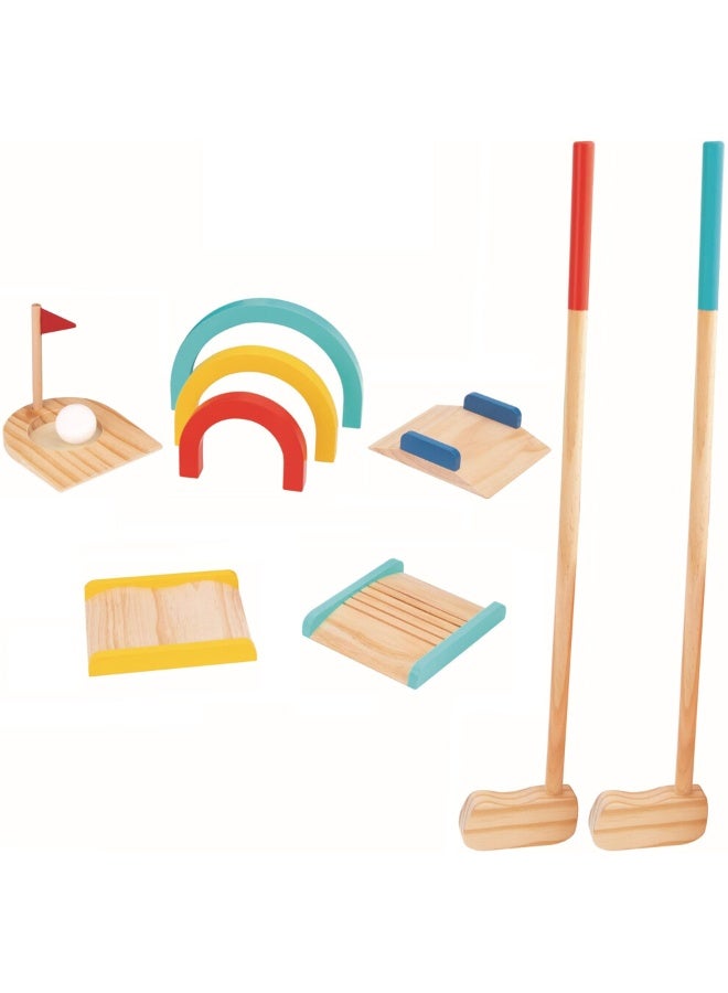 Tooky Toy - Kids Wooden Golf Set - 11 Pcs - Image 5